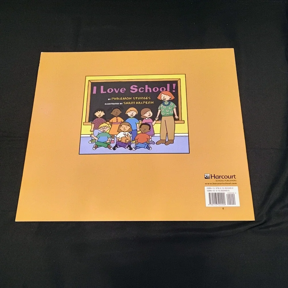 I Love School! Philemon Sturges Shari Halpern Harcourt Oversized Paperback Book